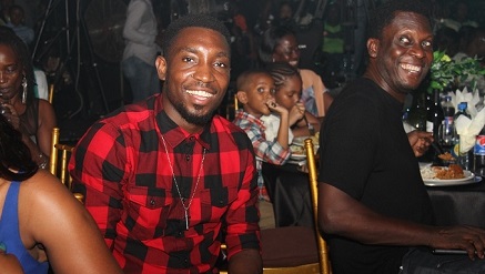 Timi Dakolo inside OMG Dream Studios at the Nigerian Idol Top 12 Unveiling